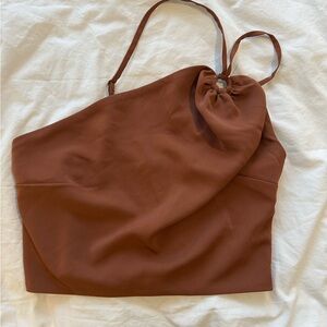 NWOT A&F One Shoulder Crop Tank